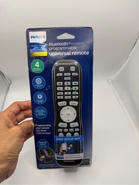 Philips Black and White Bluetooth Universal Remote